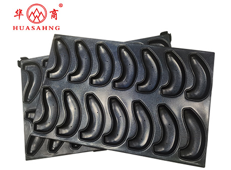 14連牛奶夾心香蕉面包模具