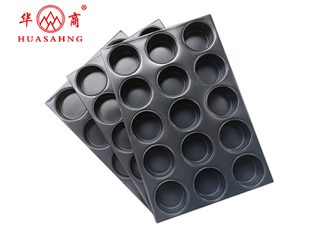 多連圓形漢堡面包烤盤